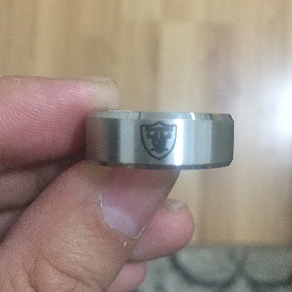 Oakland Raiders Silver Ring